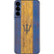 Barbados Flag Dark Wood Galaxy S22 Plus Skin