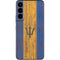 Barbados Flag Dark Wood Galaxy S22 Skin