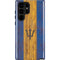 Barbados Flag Dark Wood Galaxy S22 Ultra Pro Case