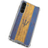 Barbados Flag Dark Wood Galaxy S23 Plus Clear Case