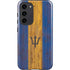Barbados Flag Dark Wood Galaxy S23 Plus Pro Case