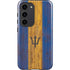 Barbados Flag Dark Wood Galaxy S23 Pro Case