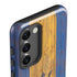 Barbados Flag Dark Wood Galaxy S23 Pro Case