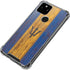 Barbados Flag Dark Wood Google Pixel 5a 5G Clear Case