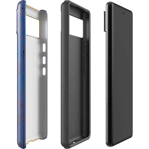 Barbados Flag Dark Wood Google Pixel 6 Case