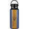 Barbados Flag Dark Wood Hydro Flask 32oz Wide Mouth Skin