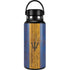 Barbados Flag Dark Wood Hydro Flask 32oz Wide Mouth Skin