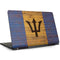 Barbados Flag Dark Wood Dell Inspiron Skin