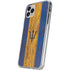 Barbados Flag Dark Wood iPhone 11 Pro Clear Case