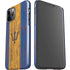 Barbados Flag Dark Wood iPhone 11 Pro Lite Case