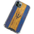 Barbados Flag Dark Wood iPhone 11 Pro Max Clear Case