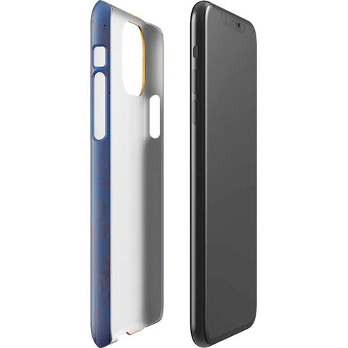 Barbados Flag Dark Wood iPhone 11 Pro Max Lite Case