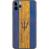 Barbados Flag Dark Wood iPhone 11 Pro Max Skin