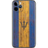 Barbados Flag Dark Wood iPhone 11 Pro Skin