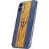Barbados Flag Dark Wood iPhone 11 Skin