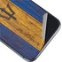 Barbados Flag Dark Wood iPhone 11 Skin