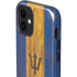 Barbados Flag Dark Wood iPhone 12 Impact Case