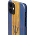Barbados Flag Dark Wood iPhone 12 Mini Lite Case