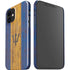 Barbados Flag Dark Wood iPhone 12 Mini Lite Case