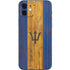 Barbados Flag Dark Wood iPhone 12 Mini Skin