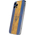 Barbados Flag Dark Wood iPhone 12 Pro Skin
