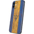 Barbados Flag Dark Wood iPhone 12 Skin