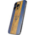 Barbados Flag Dark Wood iPhone 14 Pro Max Skin