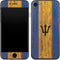 Barbados Flag Dark Wood iPhone 7 Skin