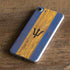 Barbados Flag Dark Wood iPhone 7 Skin