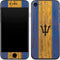 Barbados Flag Dark Wood iPhone SE (2nd & 3rd Gen) Skin