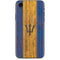 Barbados Flag Dark Wood iPhone XR Skin