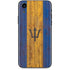 Barbados Flag Dark Wood iPhone XR Skin