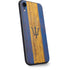 Barbados Flag Dark Wood iPhone XR Skin