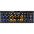 Barbados Flag Dark Wood K95 RGB PLATINUM Mechanical Gaming Keyboard Skin