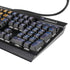 Barbados Flag Dark Wood K95 RGB PLATINUM Mechanical Gaming Keyboard Skin