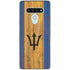 Barbados Flag Dark Wood LG Stylo 6 Clear Case