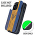 Barbados Flag Dark Wood Otterbox Defender iPhone Skin