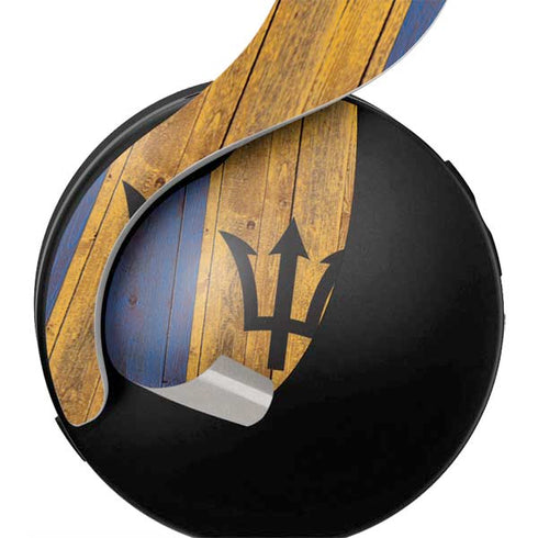 Barbados Flag Dark Wood PULSE 3D Wireless Headset for PS5 Skin