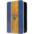 Barbados Flag Dark Wood Surface Duo Skin