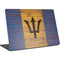 Barbados Flag Dark Wood Surface Laptop 4 15in Skin