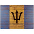Barbados Flag Dark Wood Surface Laptop 4 15in Skin