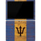 Barbados Flag Dark Wood Surface Pro 7 Skin