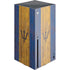 Barbados Flag Dark Wood Xbox Series X Console Skin