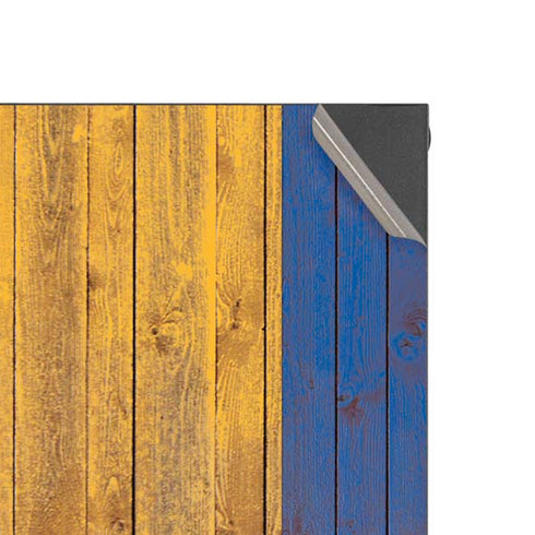 Barbados Flag Dark Wood Xbox Series X Console Skin