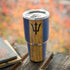 Barbados Flag Dark Wood Yeti 30oz Rambler Tumbler Skin