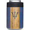 Barbados Flag Dark Wood Yeti Colster Can Insulator Skin