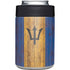 Barbados Flag Dark Wood Yeti Colster Can Insulator Skin
