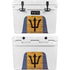 Barbados Flag Dark Wood YETI Tundra 35 Hard Cooler Skin