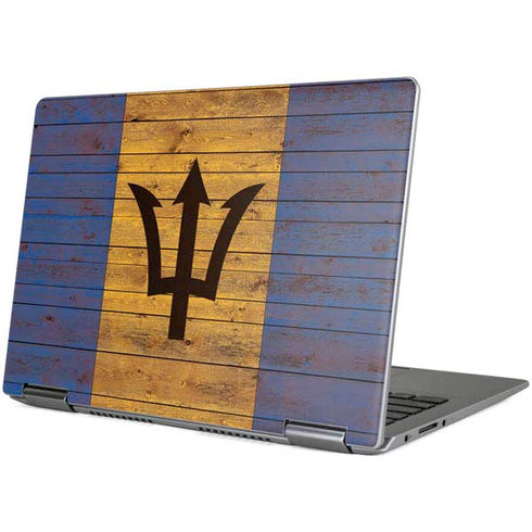 Barbados Flag Dark Wood Yoga 710 14in Skin