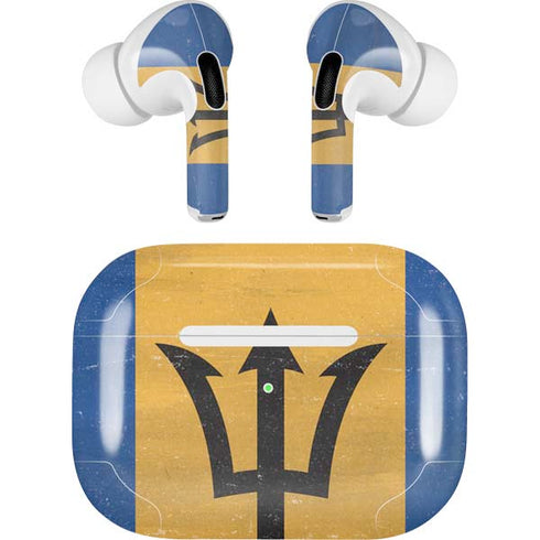 Barbados Flag Distressed Apple AirPods Pro Skin